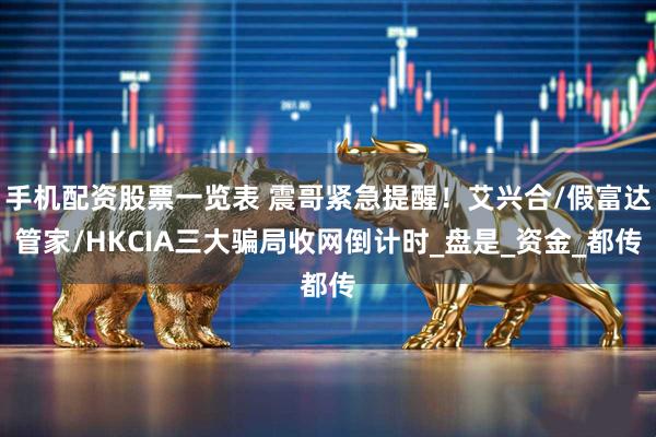 手机配资股票一览表 震哥紧急提醒！艾兴合/假富达管家/HKCIA三大骗局收网倒计时_盘是_资金_都传